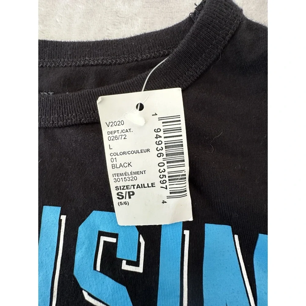 Children's Place Boys T Shirt‎ Long Sleeve Black Size 5/6 Small Cousins Crew NWT